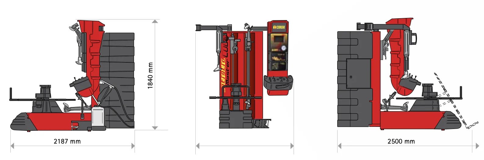 마스터코드 (Artiglio Master CODE) 외형 치수