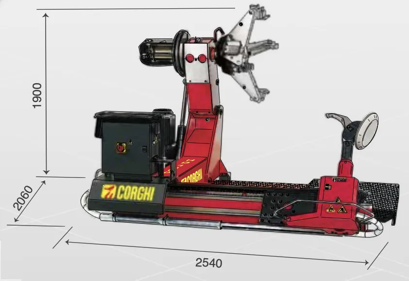 HD 1400 Evolution 외형 치수